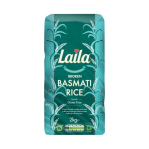 Broken basmati rice, laila rice, rice online, 2kg pack, grocery online