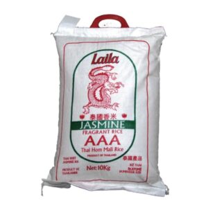 Jasmine Rice, laila jasmine rice, laila rice, laila foods, grocery online, 10kg pack