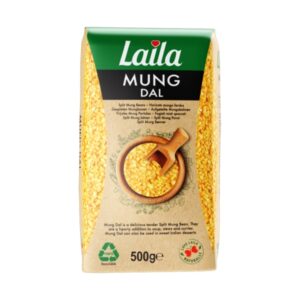 Yellow Dal, Mung Dal, green gram dal, laila foods, grocery online, 500g pack