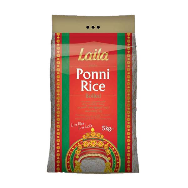 Ponni Rice, laila rice, 5kg pillow pack, laila foods, grocery online