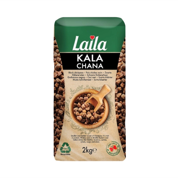 Kala Chana, Black Chickpeas, Indian Grocery, Pakistani Grocery, Laila Foods, Grocery Online, 2kg pack