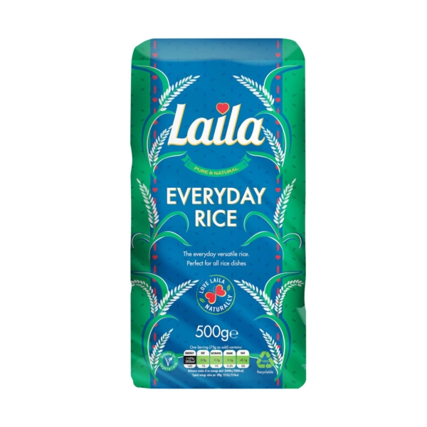 Everyday rice, rice 500g pack, laila rice, rice online, laila foods, grocery online