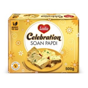 Laila Soan Papdi, Laila Foods, Laila Gold Rush, Diwali Celebration Gift, 500g Pack