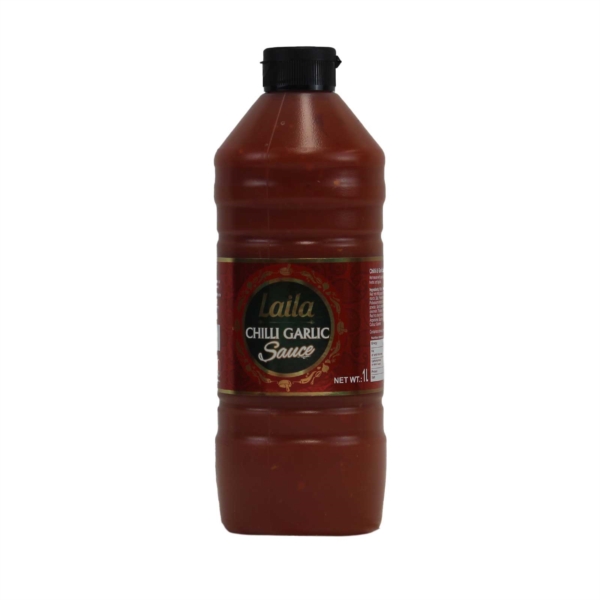 Chilli Garlic Sauce, 1ltr Bottle, Laila Sauce, Laila Foods, Grocery Online
