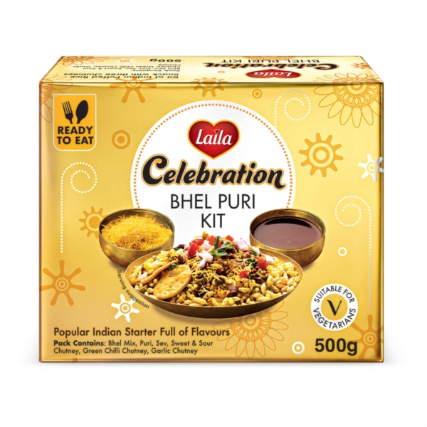 Laila Bhel Puri Kit, Laila Foods, Laila Gold Rush, Diwali Celebration Gift