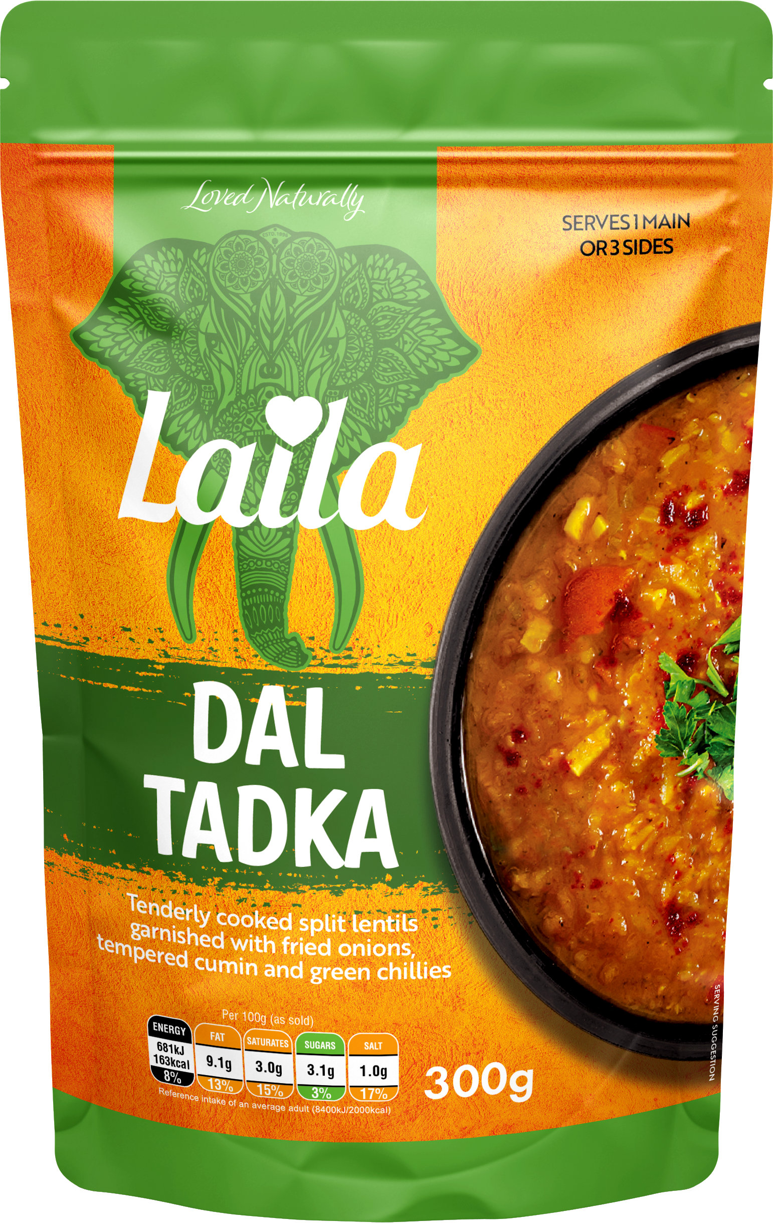 Laila RTE Dal Tadka 300g