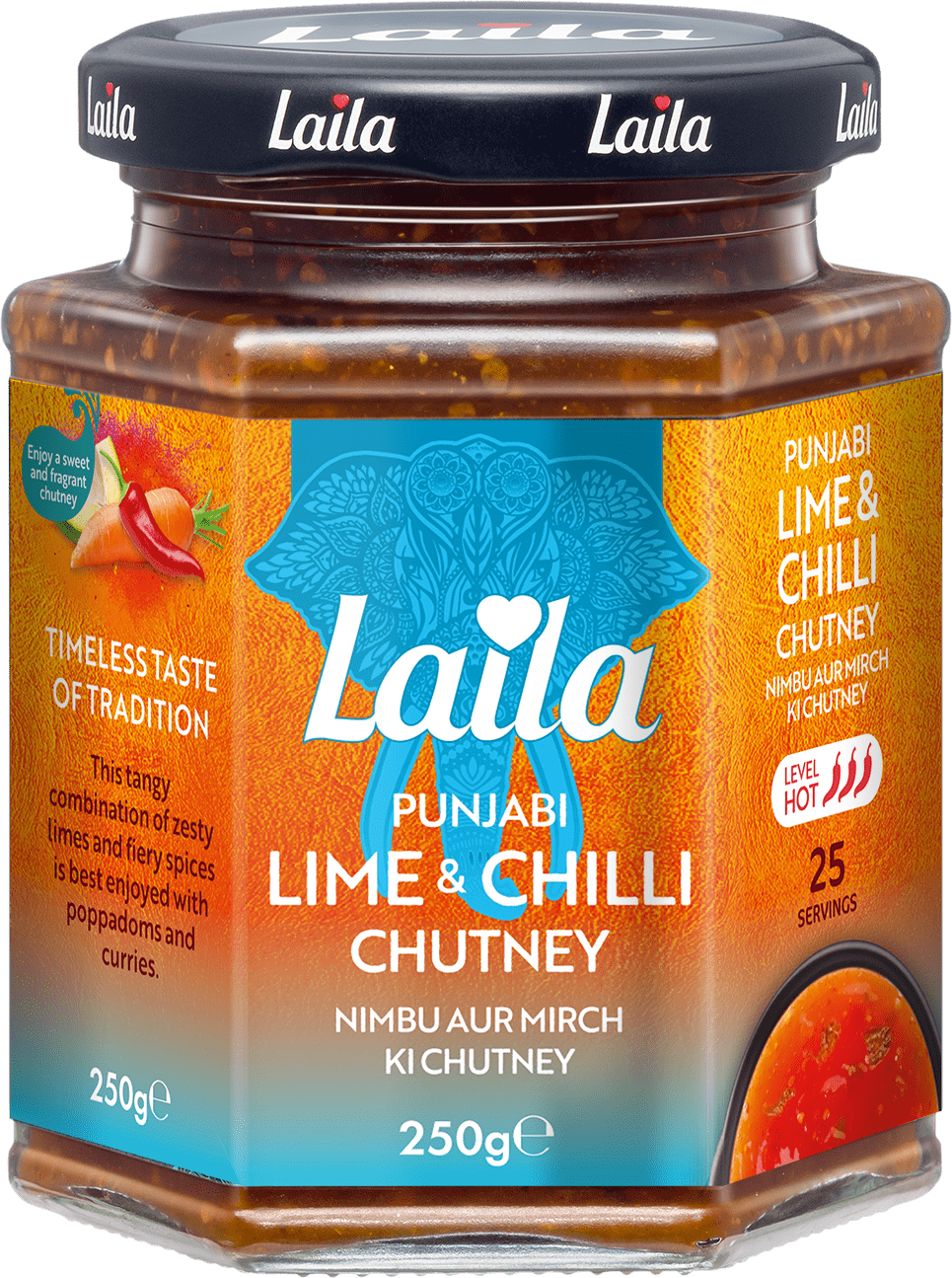 Laila Punjabi Lime and Chilli Chutney 250g
