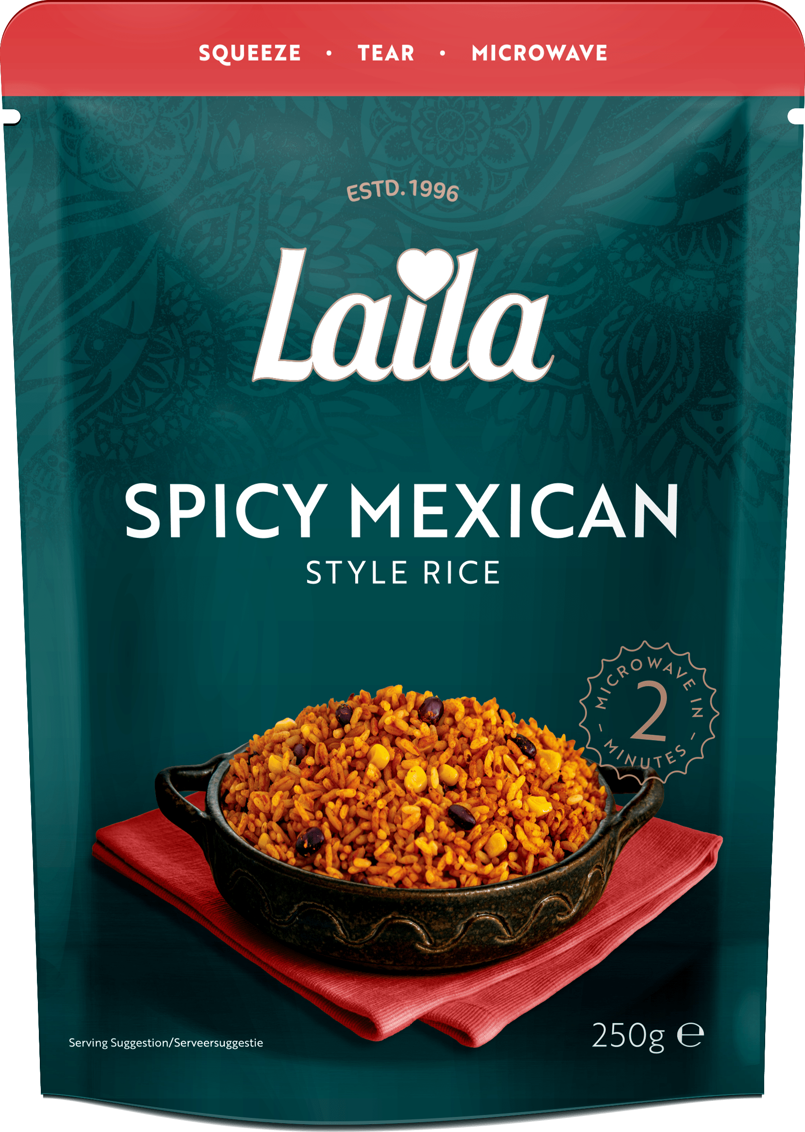 Spicy Mexican Style Microwave Rice